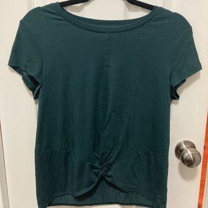 Athleta front knot tee